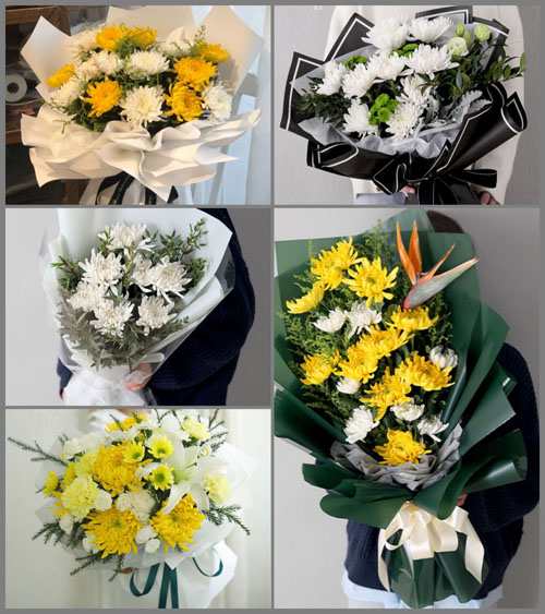 湖北武汉市汉南区白事花束代送